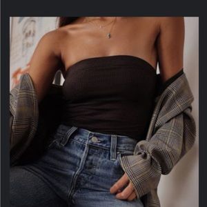 Urban outfitters strapless bodysuit